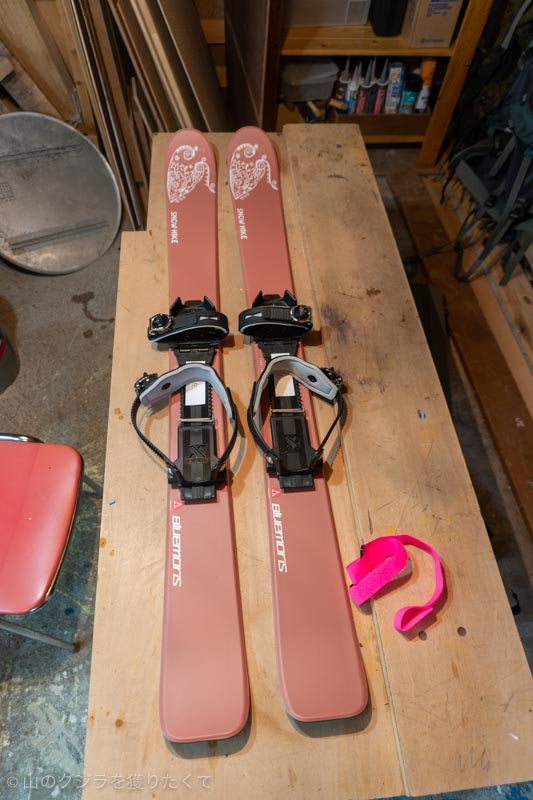上品】 秀岳荘 スキー板＆ビンディング Bluemoris スノーハイク - 板